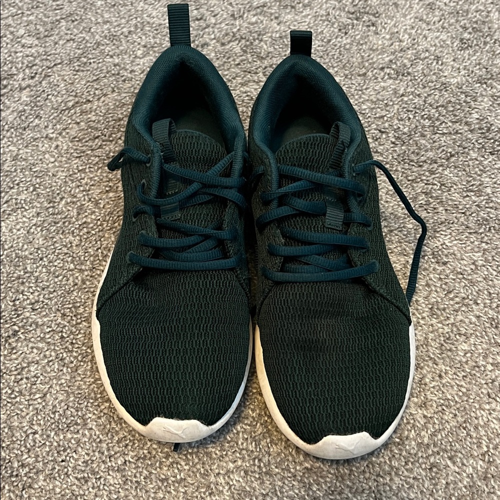 Puma Dark Green Athletic Sneakers